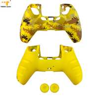 Couverture d'autocollant de gel de silicone de Camouflage de mode pour la peau de console de PS5 de contrôleur de ps5