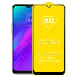 Screen protectors cellular 2019 mobile phone protective film full glue 9d screen protector for redmi note 7 film iphone xs max -