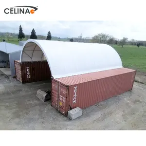 塞利娜工厂出售抗紫外线防水重型运输集装箱帐篷遮蔽物