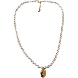 Collar con Colgante Hecho a Mano para Mujer, Estilo Lujoso, Rosa Natural de Agua Dulce, Estilo Francés Retro, Primavera/Verano, Hecho a Mano - Product Image 5