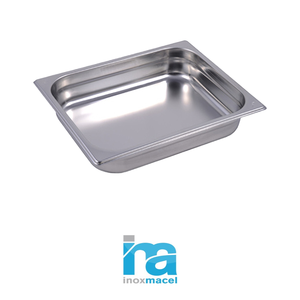 Bac alimentaire GN 1/2 en acier inoxydable 18/10, 32,5 × 26,5 × 6,5 h cm, 781 g Inox Inox Macel - Product Image 4