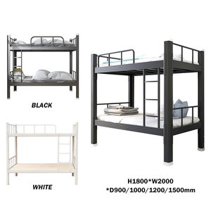 Giường tầng đôi cỡ lớn khung thép không gỉ, chất liệu đá đỏ, dành cho sinh viên ký túc xá, xếp hạng cao nhất - Product Image 3