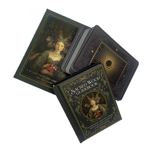 Caja Magnética de Diseño Personalizado de Doble Cara de Calidad Premium, Impresión Brillante de 78 Cartas del Tarot con Libro - Product Image 5