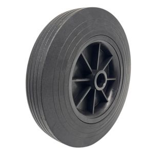 SR1003 Roue de pneu en caoutchouc solide anti-crevaison de 10 pouces pour chariot de roue de moteur de pelouse de roue de poussette - Product Image 1