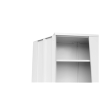 Armoire de rangement en métal, placard de classement en acier à 2 portes, placard en acier d'occasion à vendre