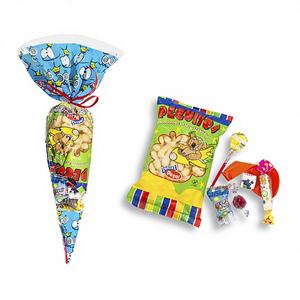 Bolsa Pequeña con Forma de Cono, 45 Unidades, Puede Contener Soya, para Alimentos Promocionales y Geles Dulces - Product Image 1