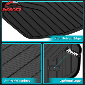 Alfombrilla para maletero Kia Stinger 18-23, para todo tipo de clima, cubierta 3D para la parte trasera del maletero, revestimiento para la bandeja del maletero - Product Image 3