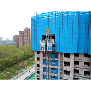 รอกยกแบบสองกรง DAHAN Sc200/200 รับน้ำหนัก 2000 กก. ความเร็ว 0-40 ม./นาที 0-60 ม./นาที ความเร็วในการยก 300 ม. ระยะยกสูงสุดสำหรับงานก่อสร้าง - Product Image 5