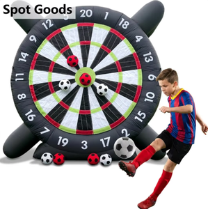 Cible <span class=keywords><strong>de</strong></span> football gonflable géante pour enfants, jeu <span class=keywords><strong>de</strong></span> fléchettes <span class=keywords><strong>de</strong></span> football d'extérieur, jouet <span class=keywords><strong>de</strong></span> fête pour jardin - Product Image 1
