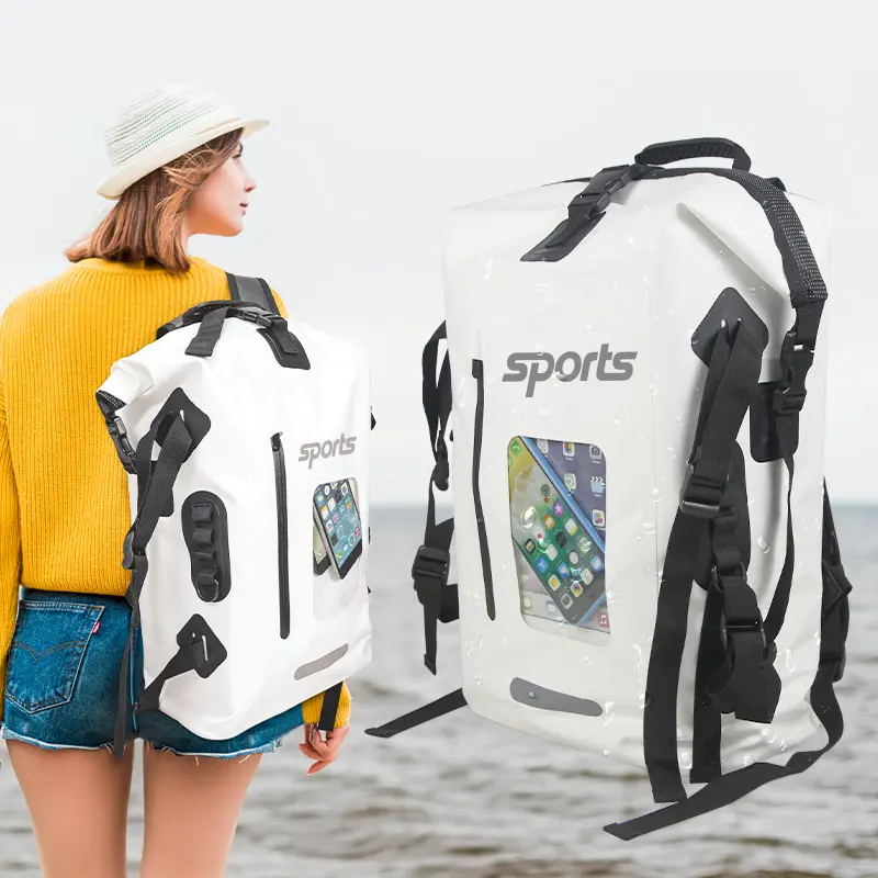 Neues Design Mehrzweck 500D PVC Dual Schulter gurt Wasserdichter Rucksack Trocken taschen für Rafting