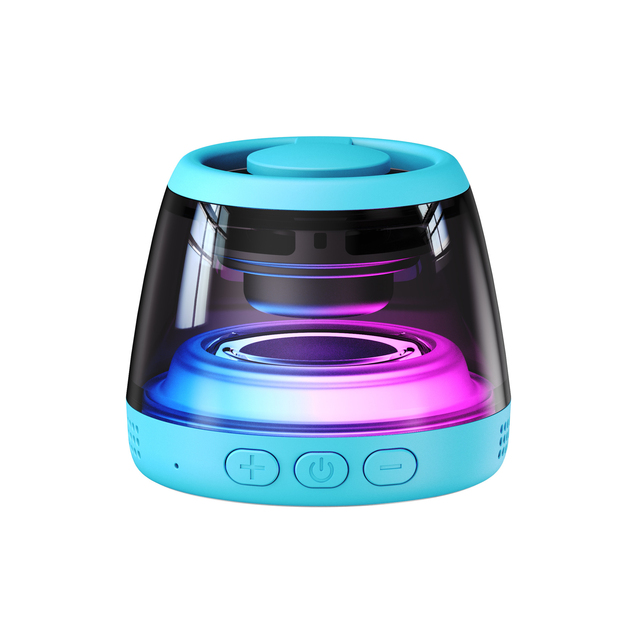 Custom Logo Magnetic Portable Speaker with Dynamic RGB Light BT 5.3 Wireless TWS Pairing for Office Desk Gift Item