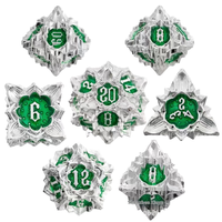 Dés carrés en métal D6 pour donjons et dragons du MDN TRPG polyèdre échecs COC jeu de société de groupe de course