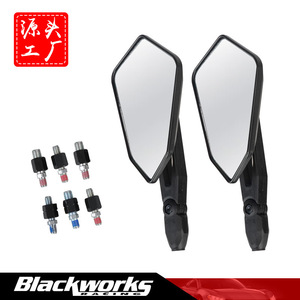 Motorcycle Rearview <b>Mirror</b> Plastic <b>Shell</b> 9cm x 19cm Universal Left Side Flat Type For Retrofit Upgrade - Product Image 4