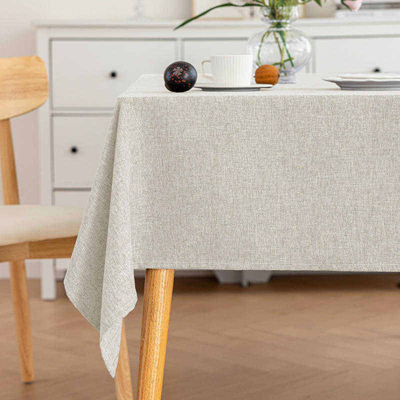 ผ้าลินินกันน้ำลายไม้ไผ่ - สีขาวนวล