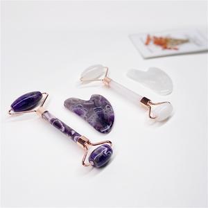 Herramientas para el Cuidado de la Piel, Masajeador Facial y Corporal de Cuarzo, Rodillo de Jade y Gua Sha - Product Image 5
