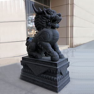 Décorations de jardin en Bronze coulé artisanales ornements de Sculpture géante pour Villa hall d'entrée ornements de gardien de ménage métal - Product Image 3