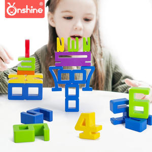 Bloques de construcción digitales Onshine, juego de números 123 con partículas grandes para niños de 3 a 6 años, juguetes creativos de matemáticas - Product Image 1