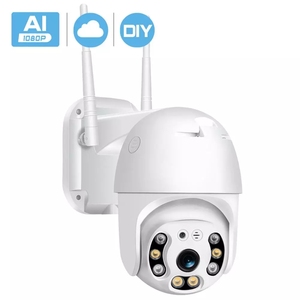 2MP A12กล้องรักษาความปลอดภัยภายนอกอาคารระบบไวไฟเซ็นเซอร์ CMOS ตรวจตราบ้านแบบไร้สาย A8การ์ดหน่วยความจำภายนอกที่เก็บข้อมูลแบบคลาวด์ - Product Image 6