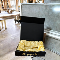 Boîte cadeau de luxe faite à la main avec poignée, dorure à chaud, gaufrage UV, carton ondulé, forme personnalisable, emballage haut de gamme