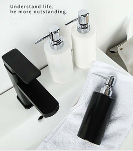Dispensador de Jabón Líquido de Cerámica Moderno y Ecológico, Recargable, <span class=keywords><strong>para</strong></span> Cocina, Baño y Aseo - Product Image 4