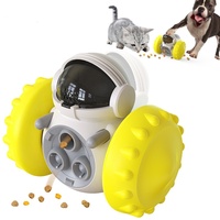 Tienda de mascotas, juguete interactivo para mascotas, Robot, coche, Bola de alimentación lenta duradera con rompecabezas dispensador de golosinas para gatos, perros, rueda, rompecabezas de persecución