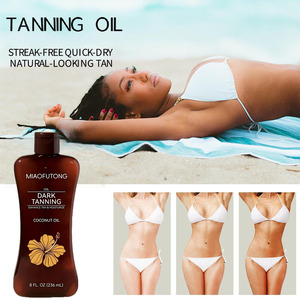 Aceite Humectante Bronceador Vegano Orgánico con DHA, Acelerador del Bronceado para Todo Tipo de Piel, para Tomar el Sol en la <span class=keywords><strong>Playa</strong></span> <span class=keywords><strong>y</strong></span> al Aire Libre - Product Image 2