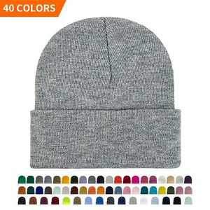 Gorro de Punto Acrílico Clásico al por Mayor, Gorro de Pescador Cálido de Invierno para Hombre y Mujer, Gorro de Calavera de Punto Suave, Precio Bajo al por Mayor para Invierno - Product Image 5