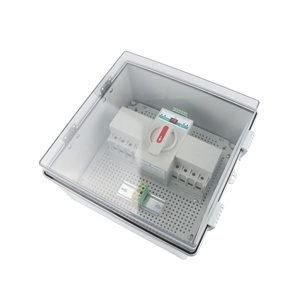 Şeffaf kapak ile WSDB-AC IP66 su geçirmez plastik kutu 300*300*180mm AC güç bağlantı kutusu birleştirici kutusu cadı ATS - Product Image 2