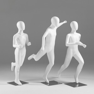 หุ่นเด็กสีขาวสไตล์สปอร์ตท่าทางวิ่ง สำหรับร้านเสื้อผ้าเด็ก - Product Image 2