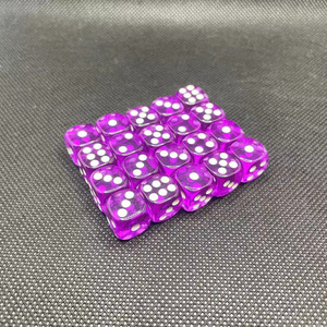 <span class=keywords><strong>SUPER</strong></span> GAME Promotion : Dés en acrylique colorés de 12 mm à bords arrondis pour KTV, bars et jeux de Mahjong OM - Product Image 2