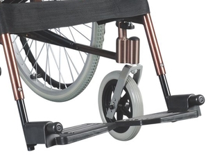 Fauteuil roulant manuel portatif léger Offres Spéciales pliable pour les soins à domicile thérapie de rééducation de voyage déambulateur - Product Image 3