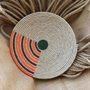 Paniers muraux suspendus en rotin de qualité supérieure, paniers en bambou faits à la main, paniers muraux tissés en jonc de mer pour la décoration de fermes - Product Image 6