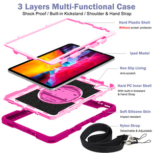 Custodia per Tablet per Bambini in Silicone Antiurto Robusta con Tracolla per <span class=keywords><strong>iPad</strong></span> 10.9 11pro - Vendita all'Ingrosso - Product Image 6