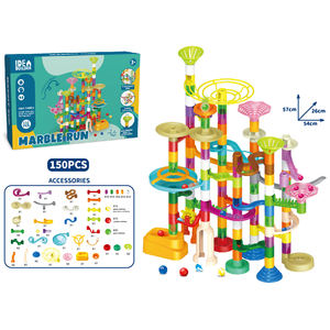 2024 meilleurs jouets éducatifs blocs de construction de boule orbitale de haute précision 150 pièces ensembles de blocs de construction en marbre - Product Image 5