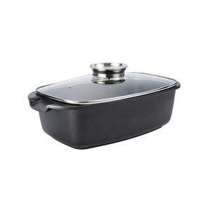 Moldes para Asar de 32 cm con Tapa Antigoteo, Molde para Asar de Aluminio Fundido de 12 Pulgadas - Product Image 1
