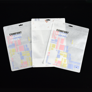 Zip Clothing Bag Custom Printing High-quality Reclosable Mylar Zip Lock Clothing Packaging Plastic Bag With Logo