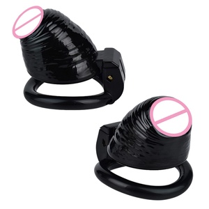 FRRK Elegante Jaula de Castidad Realista de Resina, Jaula para Pene, Dispositivo de Bondage de Castidad Masculina, Anillos para Pene, Juguetes Sexuales para Hombre - Product Image 2