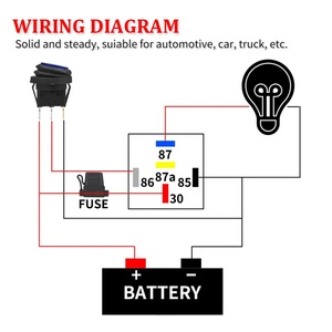 Relé Automotriz Resistente al Agua de 12V 40A, 14AWG SPDT de 5 Pines, Alto Rendimiento para Aplicaciones Automotrices - Product Image 6
