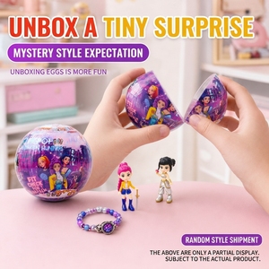 Livraison Rapide K-Pop Demon Hunters Enveloppe Surprise Gacha Capsule Mini Figurine Œuf Mystère pour Fille Cadeau Anniversaire Fête - Product Image 5