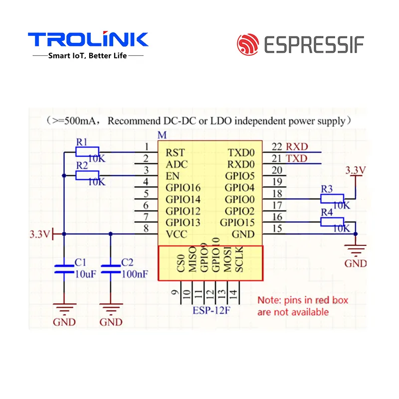 Trolink Esp8266 WiFi Module Usb Port ESP-12F CH340 WiFi Internet Of Things Development Board WiFi Module