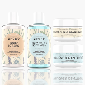 Coffret Cadeau Soin Bébé Marque Blanche 4 Étapes 100% Végétal Sans Produits Chimiques Agressifs Peaux Sensibles OEM - Product Image 1