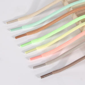 Cordones Planos de Poliéster Coloridos en Negro, Blanco y Beige, de 0.5cm de Ancho, para Zapatillas Deportivas, Calzado Casual y Moderno para Hombre y Mujer - Product Image 6