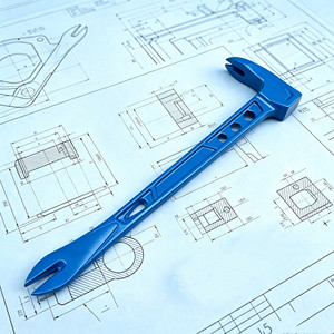 Outil de <span class=keywords><strong>démolition</strong></span> ergonomique compact à axe creux DongQi, extracteur de clous, barre de levier pour réparation de motos et automobiles - Product Image 2