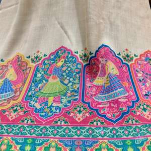 Écharpes et Étoles Artisanales Personnalisées pour Femmes, Broderie à la Main, Textile Premium, Motifs Élégants, Vêtements de Mode Modeste, OEM ODM Marque Privée - Product Image 1