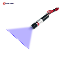 450nm 50mW Industrial Machine Vision Inspection Powell Lens Beam Uniform Line Laser Generator Line Module Laser bien distribué