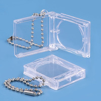 Llavero SUNSHING personalizado de Kpop con NFC, mini CD, DVD, disco de vinilo, estuche transparente, álbum de CD, dije, etiqueta NFC para álbum de música, llavero