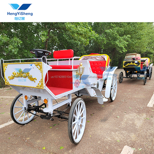 Precio al por mayor Royal White Horse-Drawn Wagon Transporte especial para bodas y ocasiones reales - Product Image 3