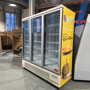 Congelador Comercial Vertical con Puerta de Vidrio Refrigerado por Aire para Supermercado - Product Image 5