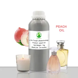 卸売ピーチフレグランスオイルフルーツピーチリップグロス香水フレーバーキャンドルエッセンシャルオイル