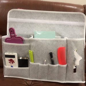 Organizzatore del Caddy del comodino 2026 di stoccaggio del <span class=keywords><strong>divano</strong></span> scrivania in feltro <span class=keywords><strong>da</strong></span> comodino appeso bracciale Organizer per libro telecomandato Mobile - Product Image 6